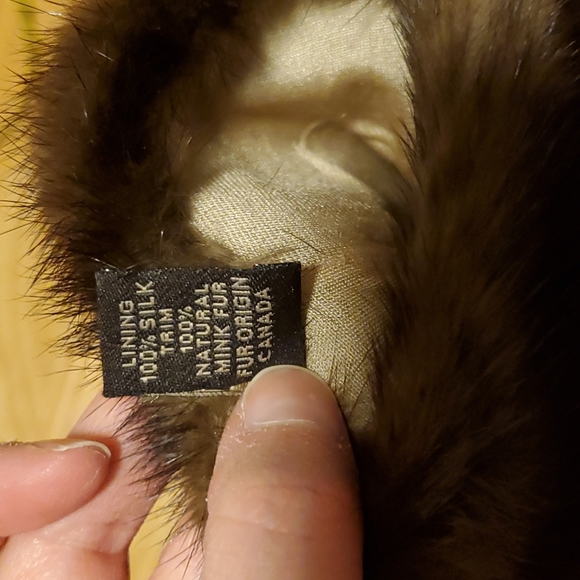 Coach Leather and Mink Gloves - Picture 8 of 9